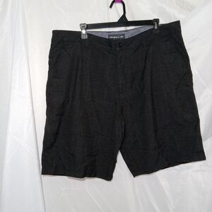 O'NEILL Men's Size 40 Walkshorts Black Tonal Plaid Pattern Outdoor Beach